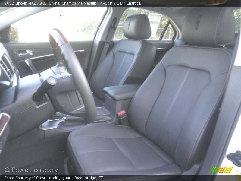 Crystal Champagne Metallic Tri-Coat / Dark Charcoal 2012 Lincoln MKZ AWD