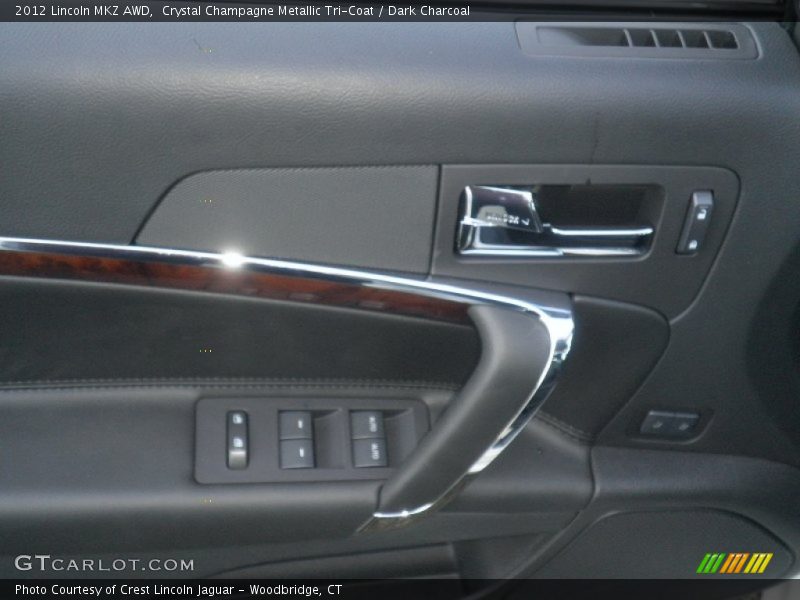 Crystal Champagne Metallic Tri-Coat / Dark Charcoal 2012 Lincoln MKZ AWD