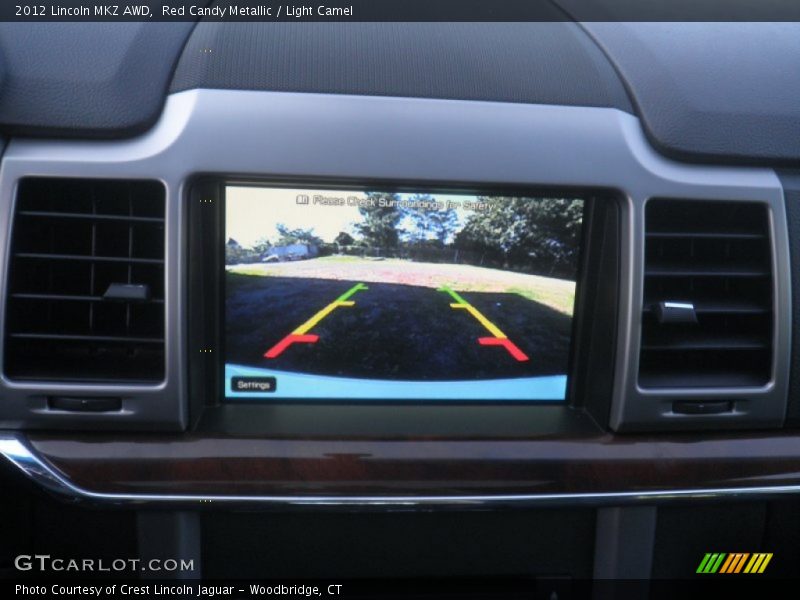 Red Candy Metallic / Light Camel 2012 Lincoln MKZ AWD