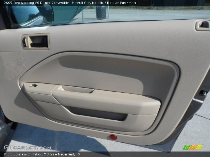 Mineral Grey Metallic / Medium Parchment 2005 Ford Mustang V6 Deluxe Convertible