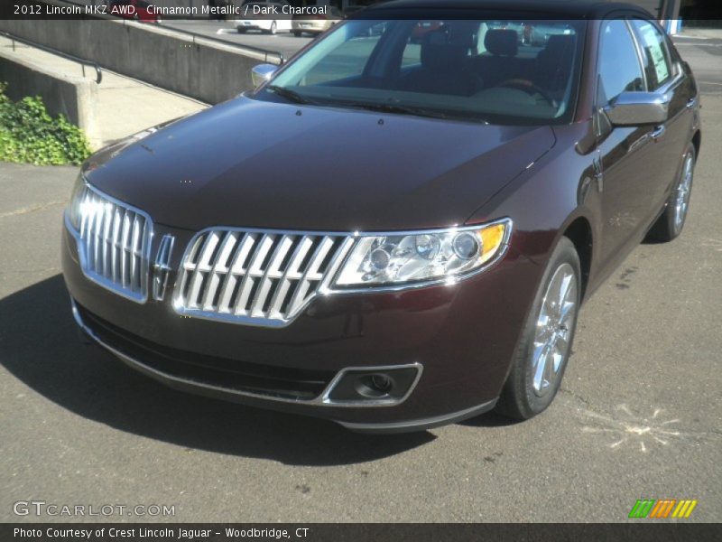 Cinnamon Metallic / Dark Charcoal 2012 Lincoln MKZ AWD