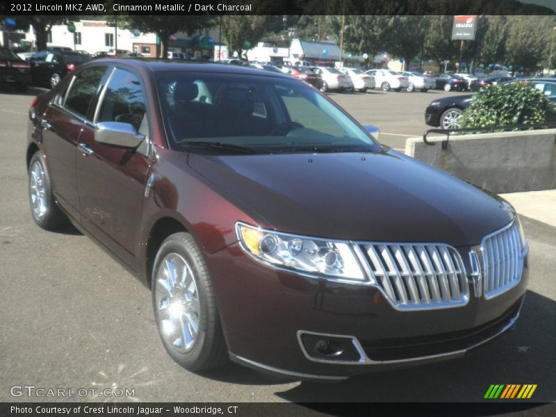 Cinnamon Metallic / Dark Charcoal 2012 Lincoln MKZ AWD