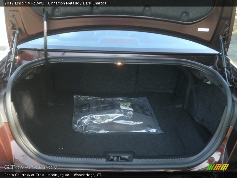 Cinnamon Metallic / Dark Charcoal 2012 Lincoln MKZ AWD
