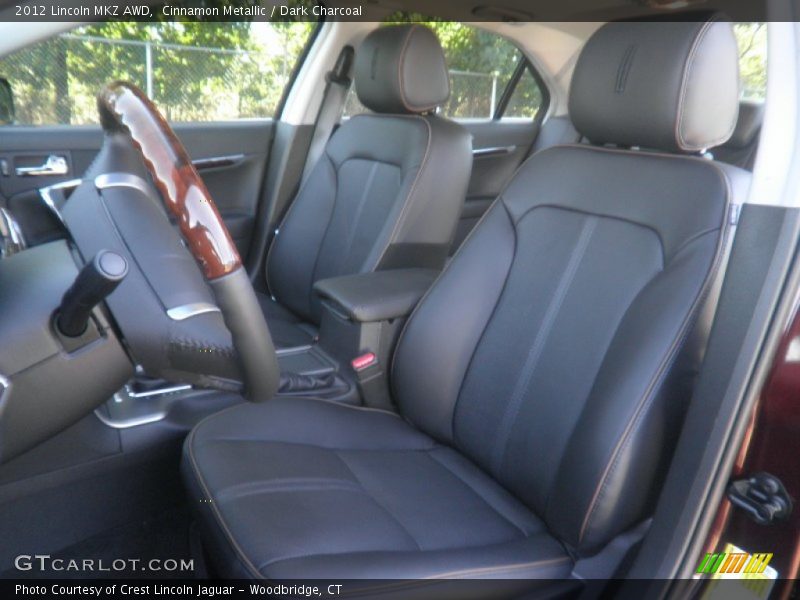 Cinnamon Metallic / Dark Charcoal 2012 Lincoln MKZ AWD