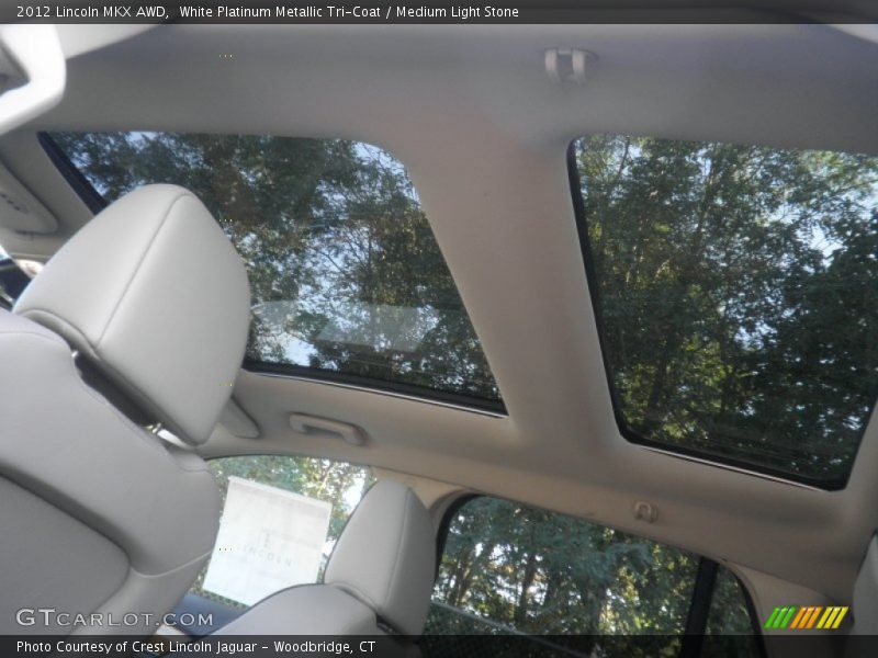 Sunroof of 2012 MKX AWD