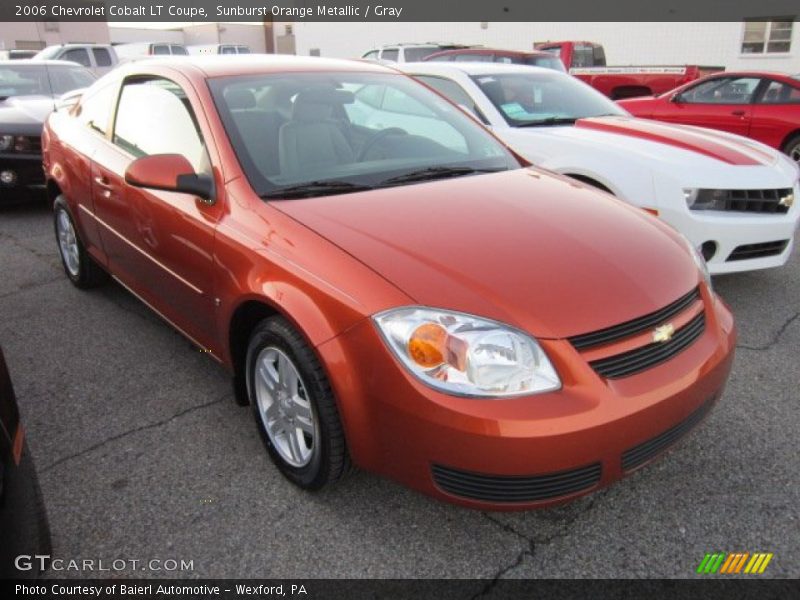 Sunburst Orange Metallic / Gray 2006 Chevrolet Cobalt LT Coupe
