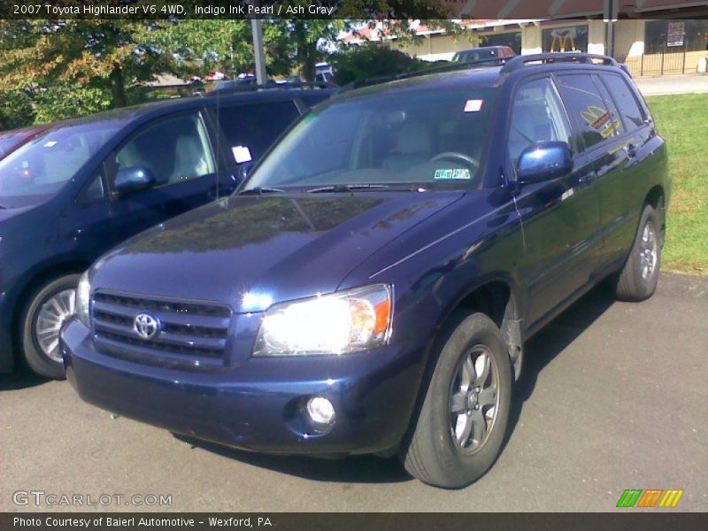 Indigo Ink Pearl / Ash Gray 2007 Toyota Highlander V6 4WD