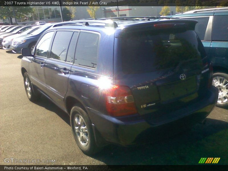 Indigo Ink Pearl / Ash Gray 2007 Toyota Highlander V6 4WD