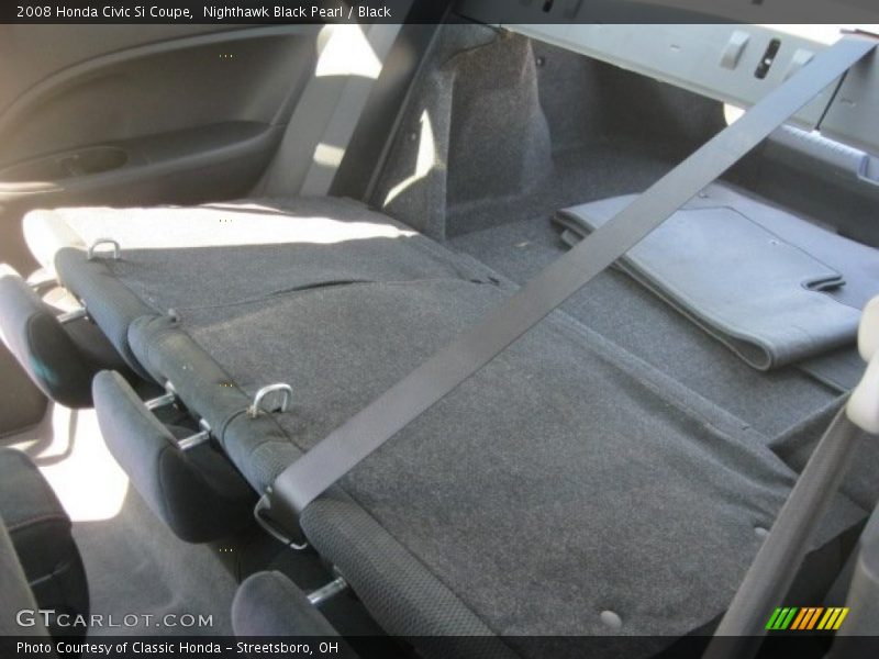 Nighthawk Black Pearl / Black 2008 Honda Civic Si Coupe