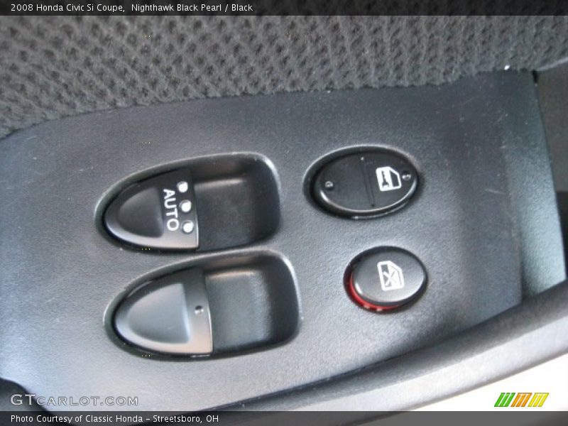 Nighthawk Black Pearl / Black 2008 Honda Civic Si Coupe