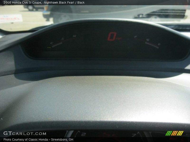 Nighthawk Black Pearl / Black 2008 Honda Civic Si Coupe