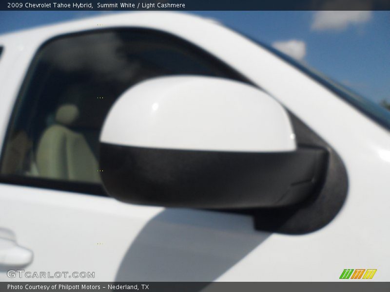 Summit White / Light Cashmere 2009 Chevrolet Tahoe Hybrid