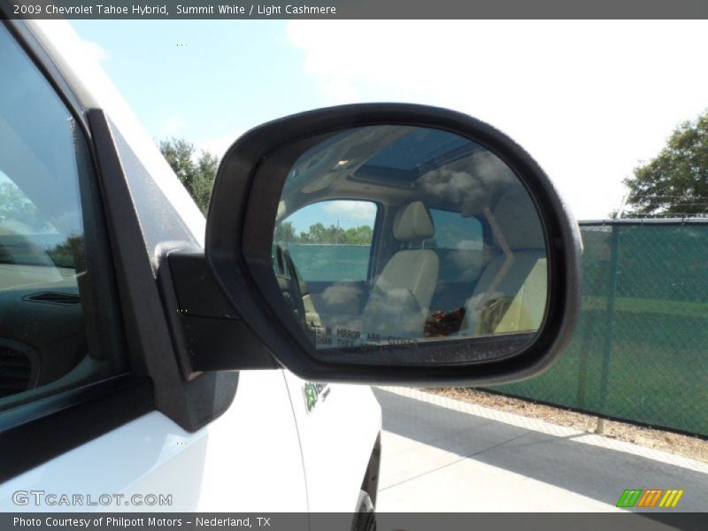 Summit White / Light Cashmere 2009 Chevrolet Tahoe Hybrid
