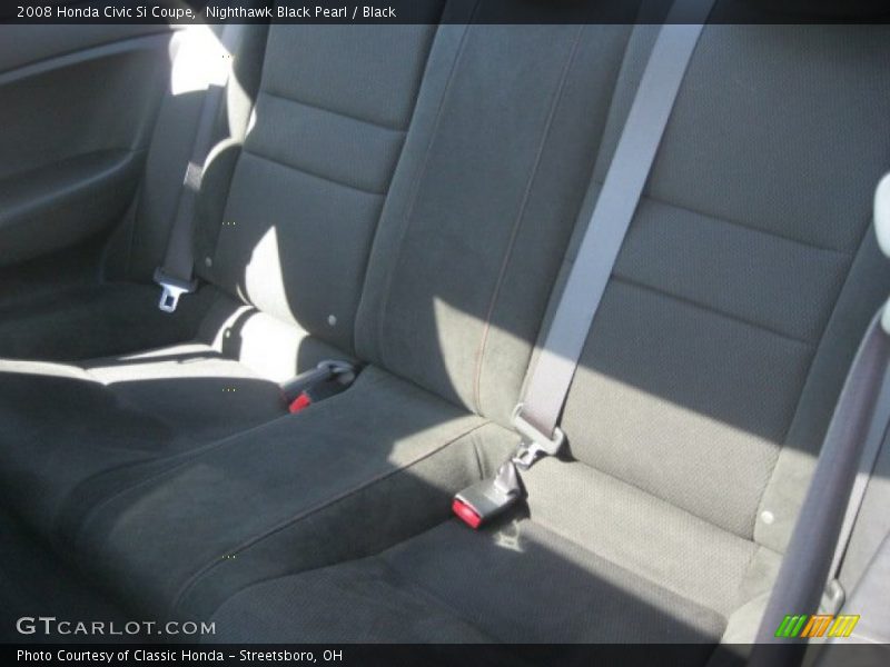 Nighthawk Black Pearl / Black 2008 Honda Civic Si Coupe