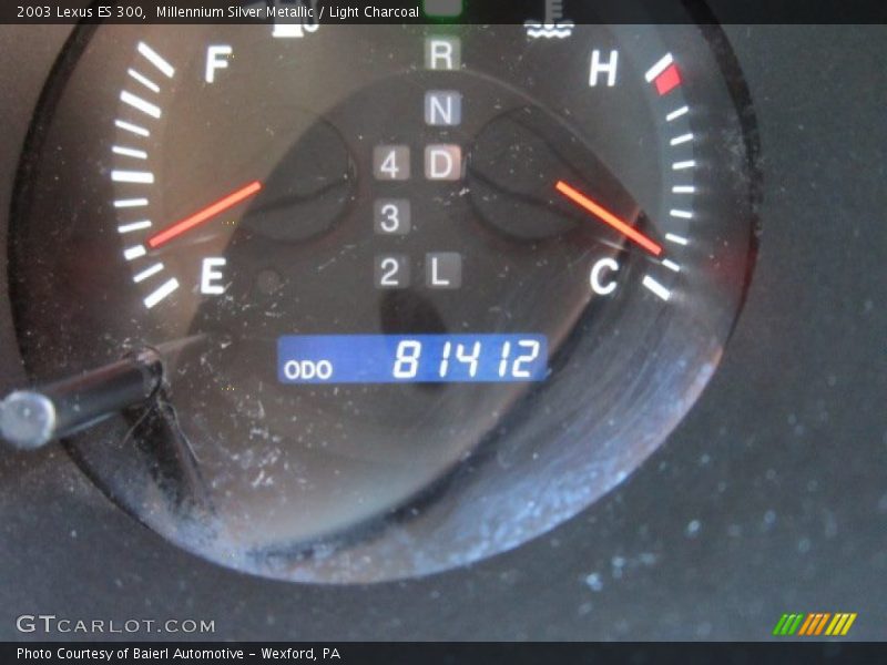 Millennium Silver Metallic / Light Charcoal 2003 Lexus ES 300