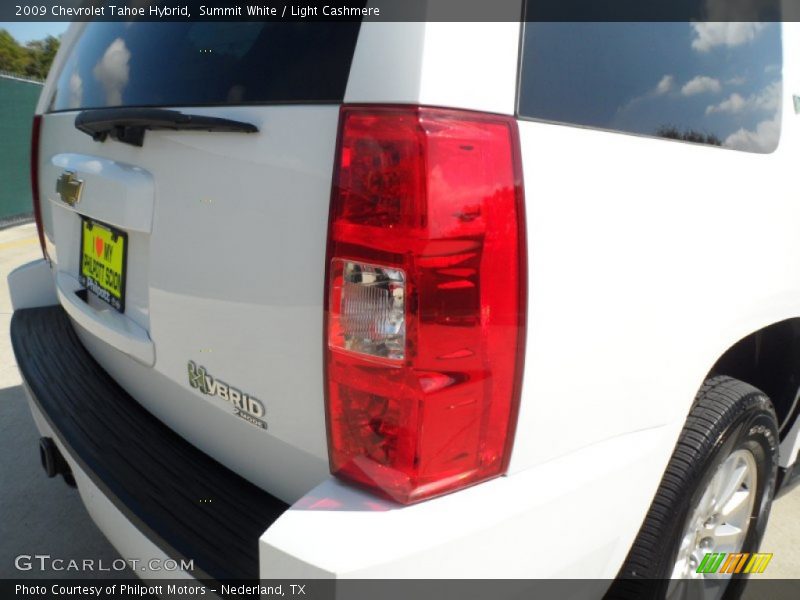 Summit White / Light Cashmere 2009 Chevrolet Tahoe Hybrid