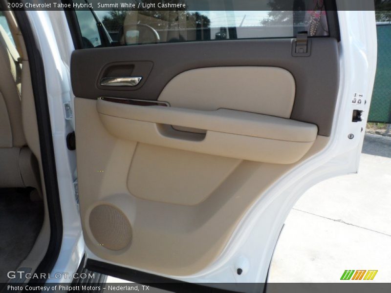 Summit White / Light Cashmere 2009 Chevrolet Tahoe Hybrid