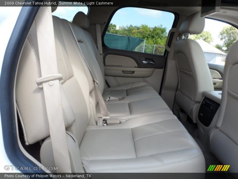 Summit White / Light Cashmere 2009 Chevrolet Tahoe Hybrid
