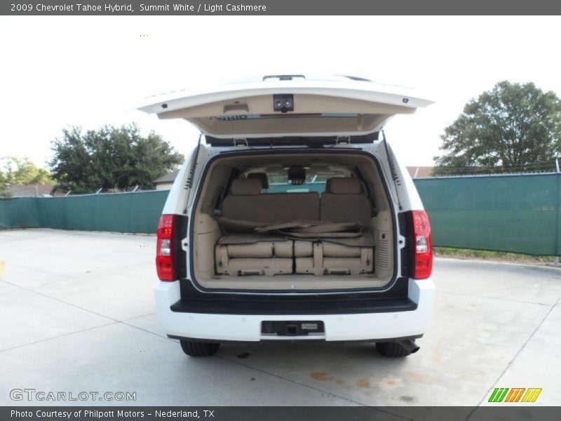 Summit White / Light Cashmere 2009 Chevrolet Tahoe Hybrid