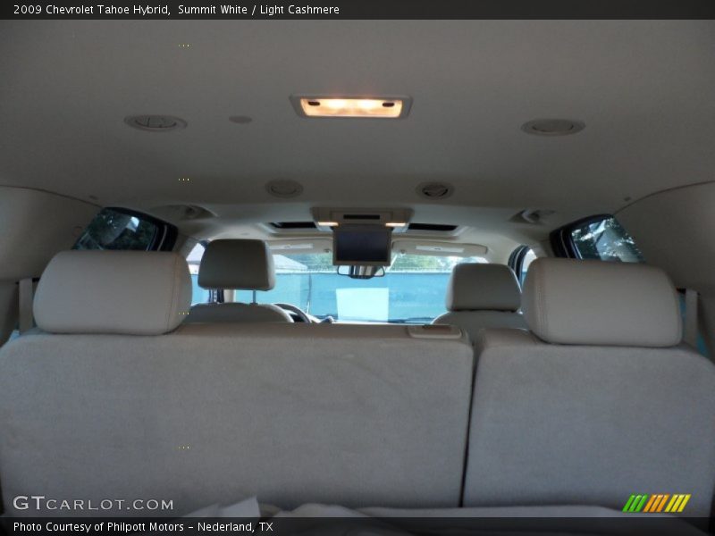 Summit White / Light Cashmere 2009 Chevrolet Tahoe Hybrid