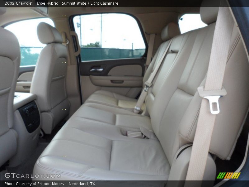 Summit White / Light Cashmere 2009 Chevrolet Tahoe Hybrid