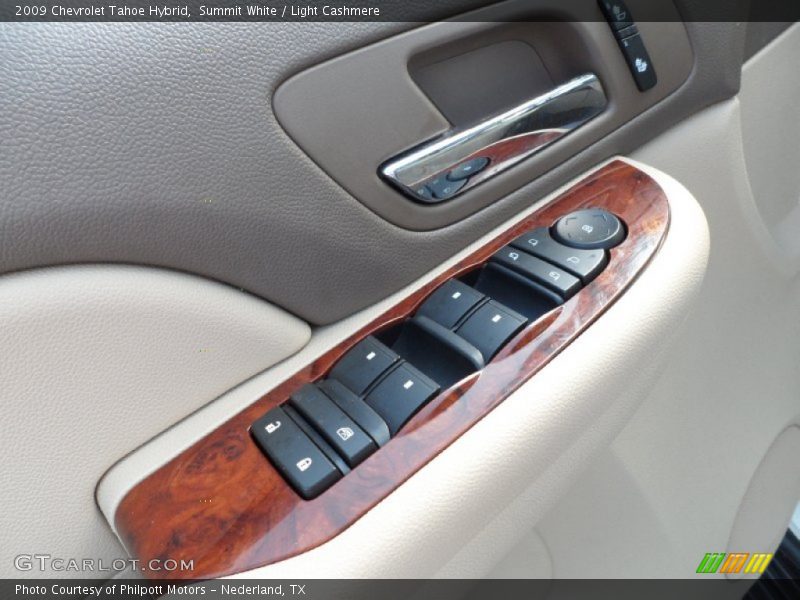 Summit White / Light Cashmere 2009 Chevrolet Tahoe Hybrid