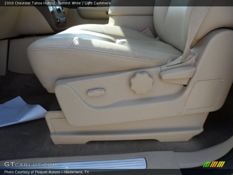 Summit White / Light Cashmere 2009 Chevrolet Tahoe Hybrid