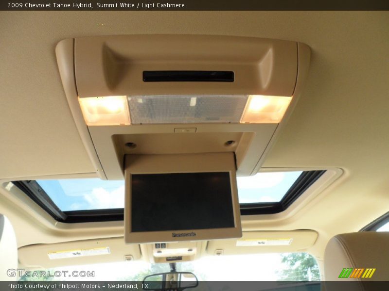 Summit White / Light Cashmere 2009 Chevrolet Tahoe Hybrid