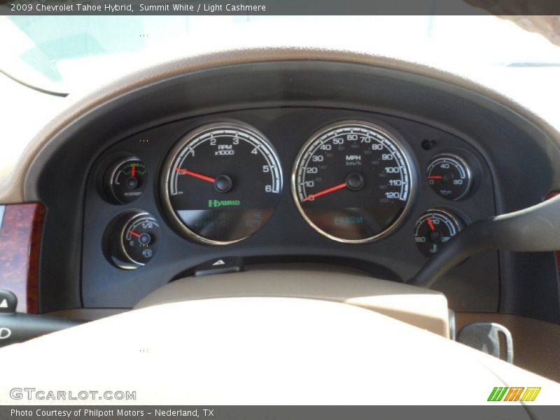  2009 Tahoe Hybrid Hybrid Gauges