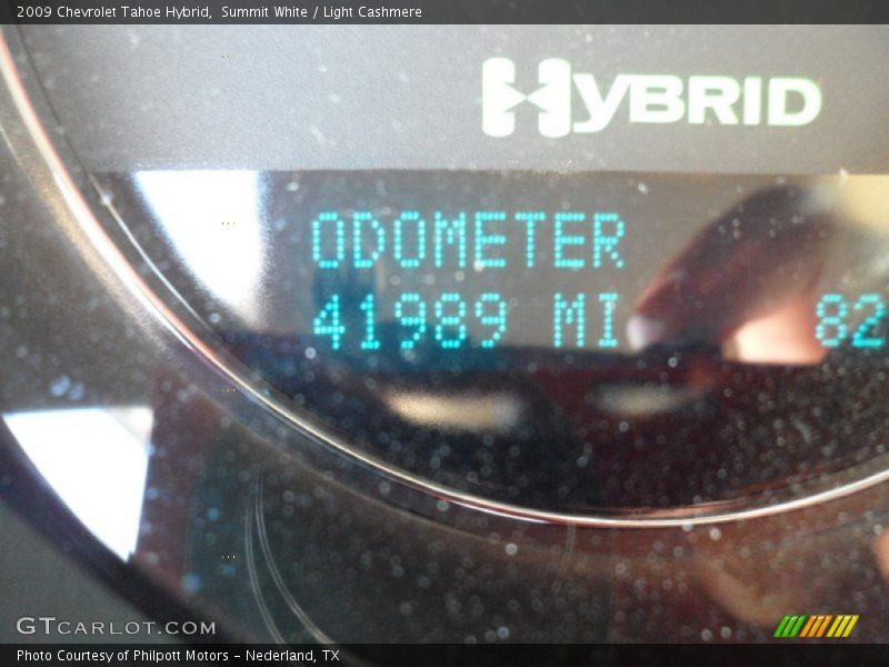 Summit White / Light Cashmere 2009 Chevrolet Tahoe Hybrid
