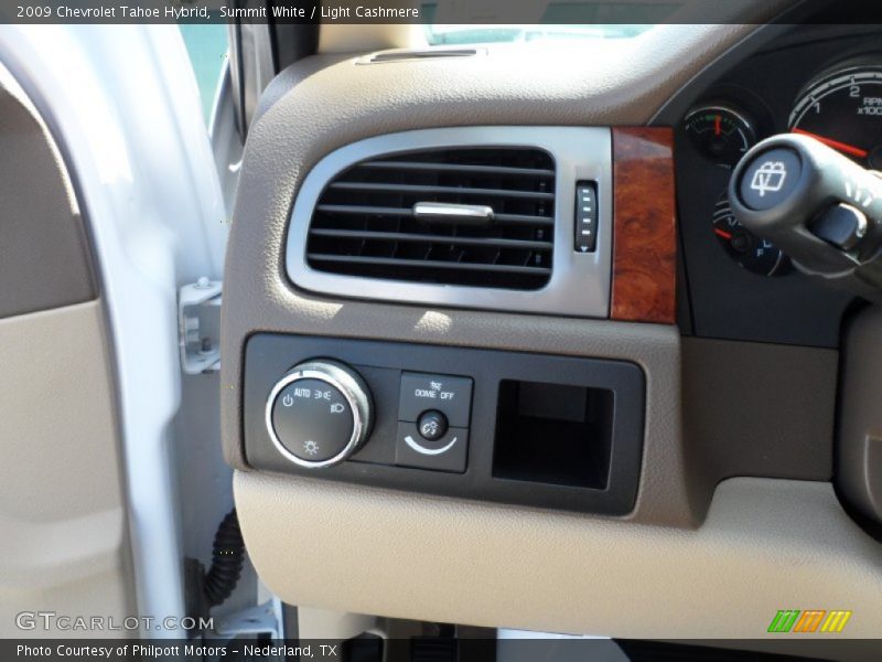 Summit White / Light Cashmere 2009 Chevrolet Tahoe Hybrid