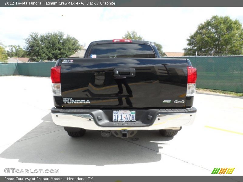 Black / Graphite 2012 Toyota Tundra Platinum CrewMax 4x4