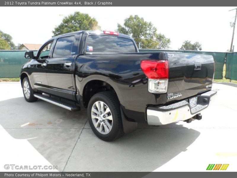 Black / Graphite 2012 Toyota Tundra Platinum CrewMax 4x4
