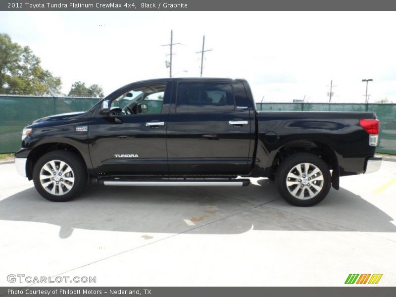 Black / Graphite 2012 Toyota Tundra Platinum CrewMax 4x4