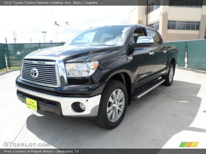 Black / Graphite 2012 Toyota Tundra Platinum CrewMax 4x4