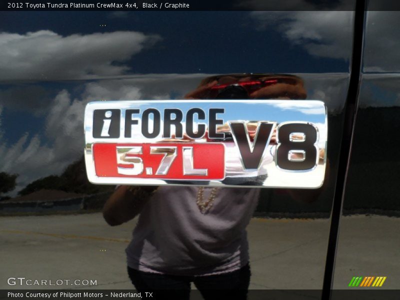 Black / Graphite 2012 Toyota Tundra Platinum CrewMax 4x4