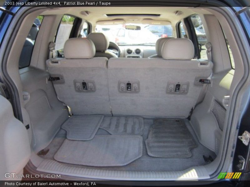 Patriot Blue Pearl / Taupe 2003 Jeep Liberty Limited 4x4