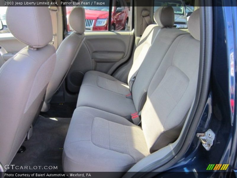 Patriot Blue Pearl / Taupe 2003 Jeep Liberty Limited 4x4