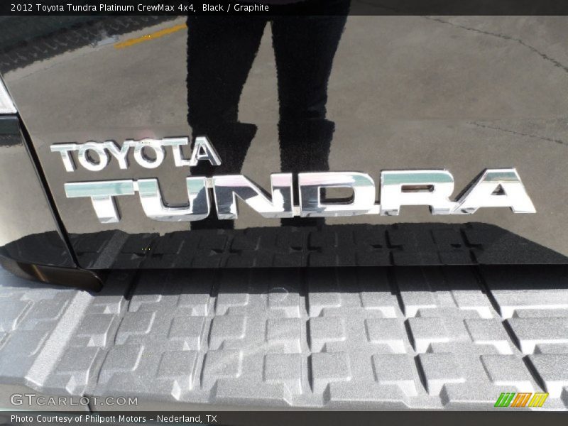 Black / Graphite 2012 Toyota Tundra Platinum CrewMax 4x4