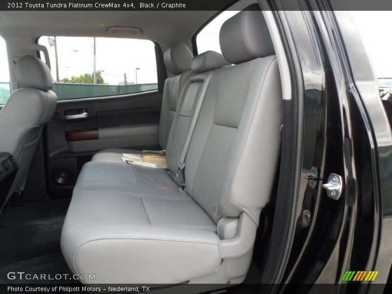  2012 Tundra Platinum CrewMax 4x4 Graphite Interior