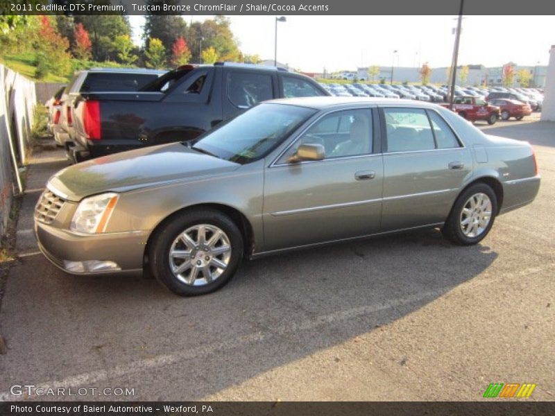 Tuscan Bronze ChromFlair / Shale/Cocoa Accents 2011 Cadillac DTS Premium