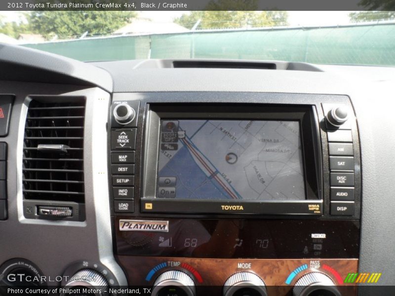 Navigation of 2012 Tundra Platinum CrewMax 4x4