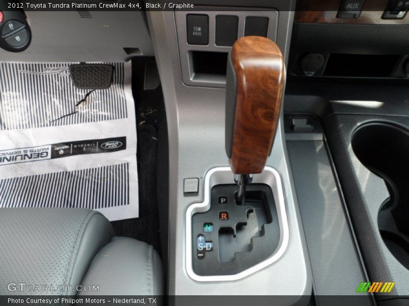  2012 Tundra Platinum CrewMax 4x4 6 Speed ECT-i Automatic Shifter