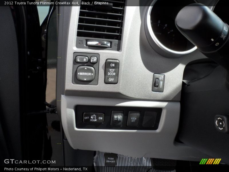 Black / Graphite 2012 Toyota Tundra Platinum CrewMax 4x4