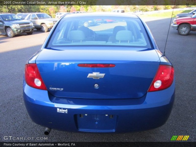 Arrival Blue Metallic / Gray 2005 Chevrolet Cobalt Sedan