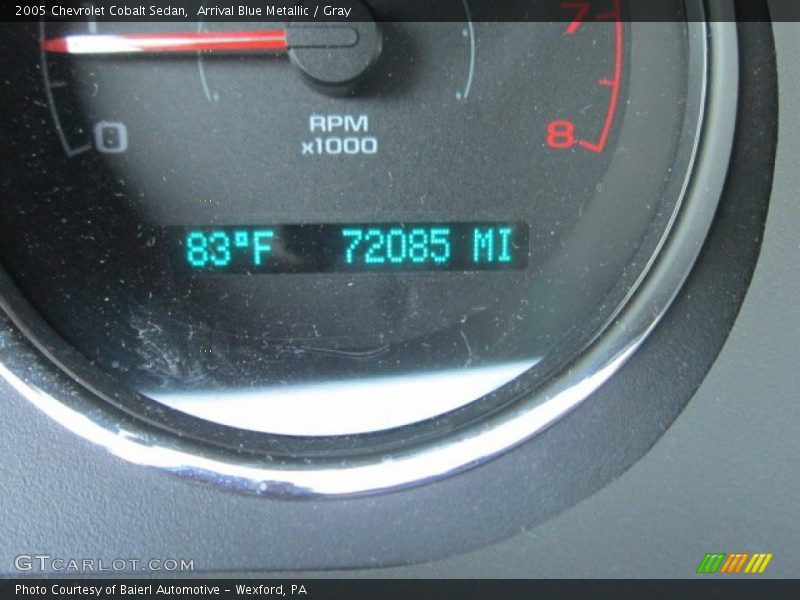 Arrival Blue Metallic / Gray 2005 Chevrolet Cobalt Sedan