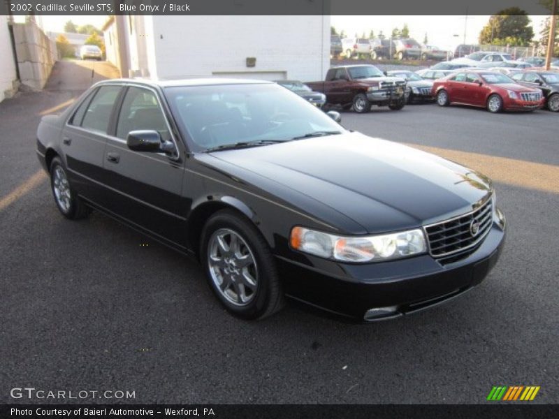 Blue Onyx / Black 2002 Cadillac Seville STS