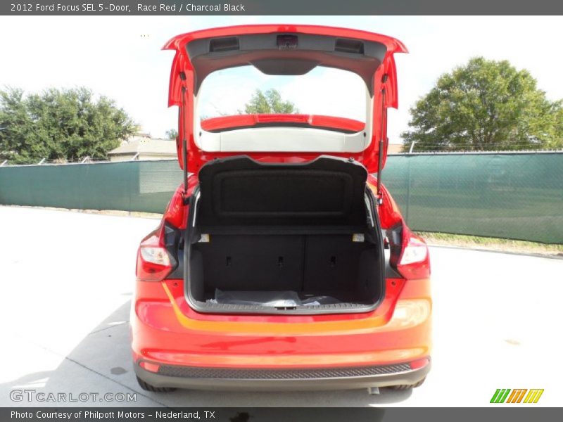 Race Red / Charcoal Black 2012 Ford Focus SEL 5-Door