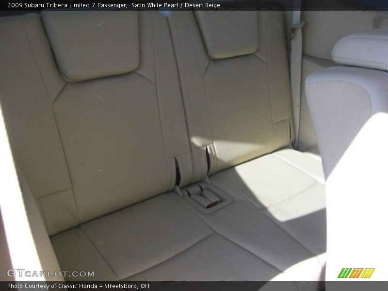 Satin White Pearl / Desert Beige 2009 Subaru Tribeca Limited 7 Passenger