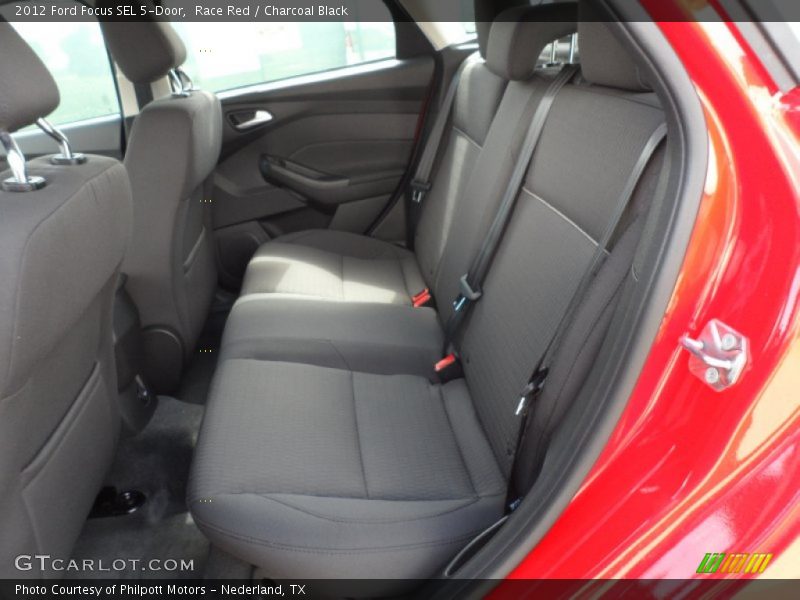  2012 Focus SEL 5-Door Charcoal Black Interior
